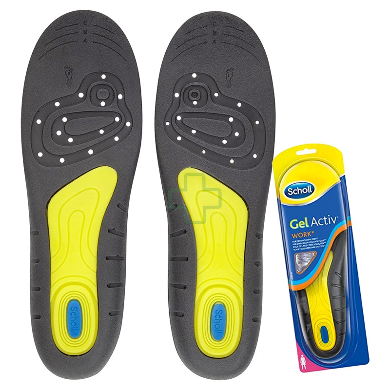 Scholl Linea Benessere dei Piedi Gel Activ Work 1 Paio di Solette Donna