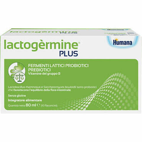 Lactogermine - Lactogermine plus fermenti lattici 10 flaconcini