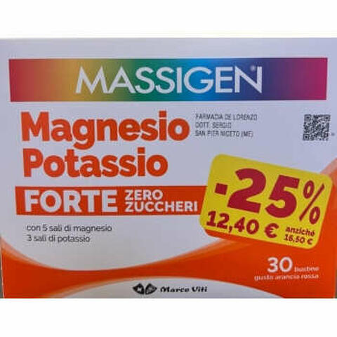 Magnesio potassio - Magnesio potassio forte 30 bustine promo