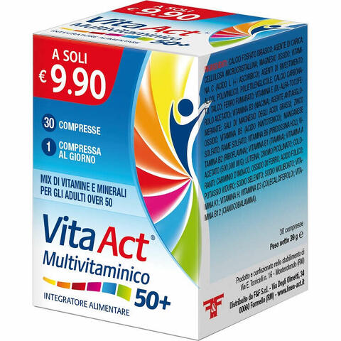 Vita act multivitaminico 50+ 30 compresse