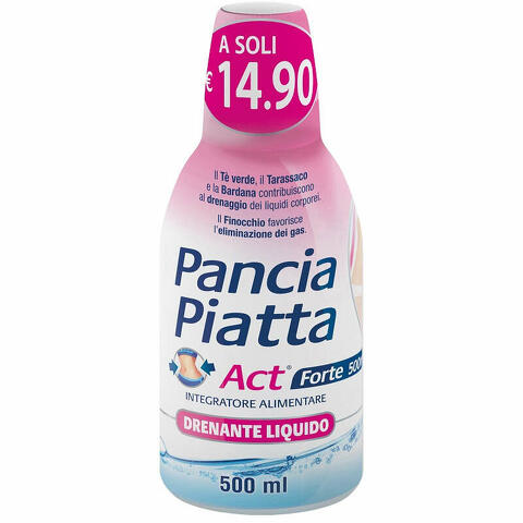 Pancia piatta act forte drenante liquido 500 ml