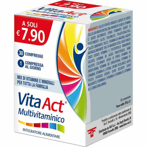 Vita act multivitaminico 30 compresse