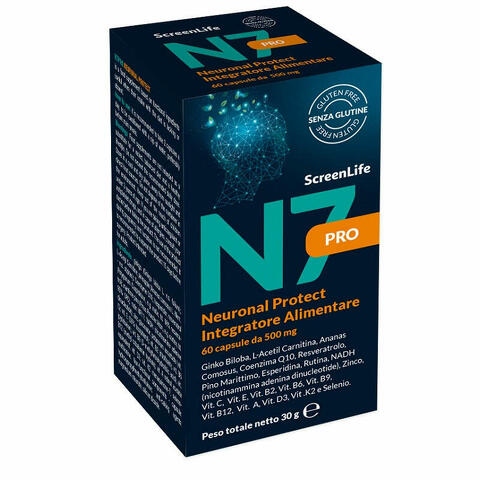 N7pro neuronal protect 60 compresse integratore cefalle emicrania mal di testa