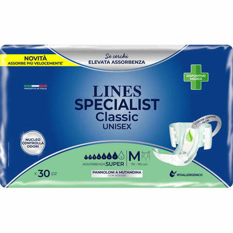 Pannolone a mutanda  specialist classic super mm 30 pezzi