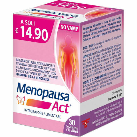 Menopausa act 30 compresse