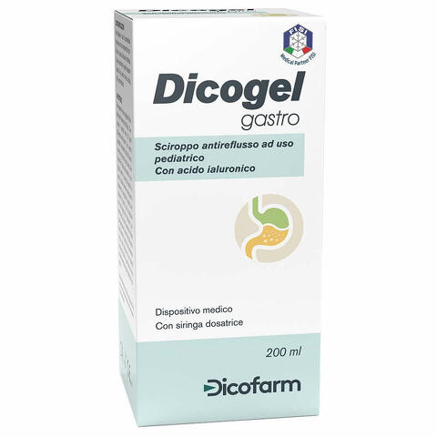 Sciroppo antireflusso pediatrico dicogel gastro 200 ml