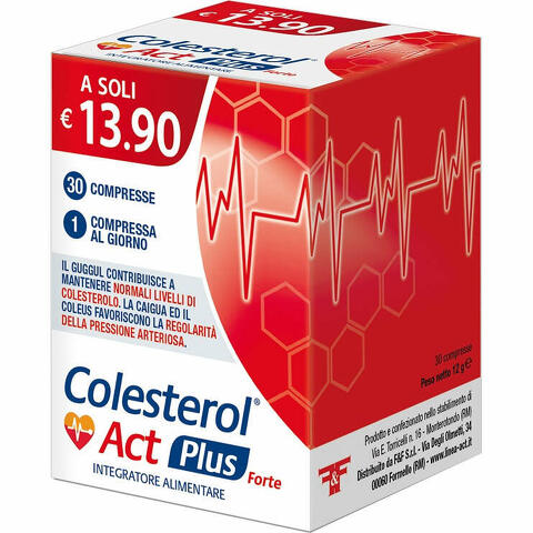 Colesterol act plus forte 30 compresse