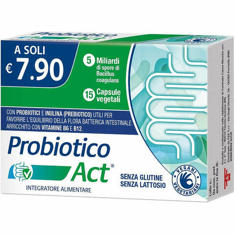 Probiotico act 15 capsule vegetali