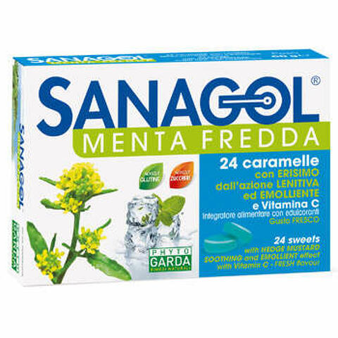 Sanagol - Sanagol menta fredda 24 caramelle