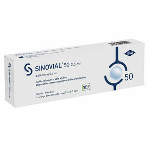 Sinovial - One - 50mg siringa intra-articolare 2%