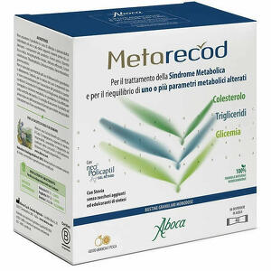 Aboca - Metarecod - Metarecod 40 bustine granulari x 2,5g gusto arancia e pesca