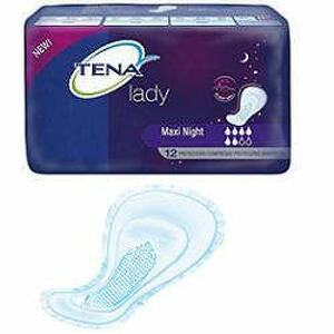 Tena - Lady - Pannolone sagomato discreet maxi night 12 pezzi