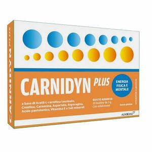 Carnidyn - Plus - Plus 20 bustine da 5 g gusto arancia