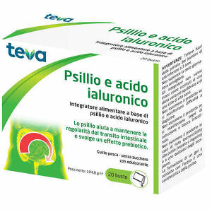 Teva - Psillio acido ialuronico 20 buste 104,8 g