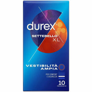 Durex - Settebello - Profilattico settebello extralarge 10 pezzi