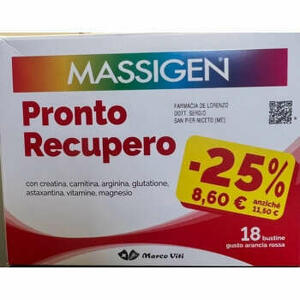 Massigen - Pronto recupero 18 bustine promo