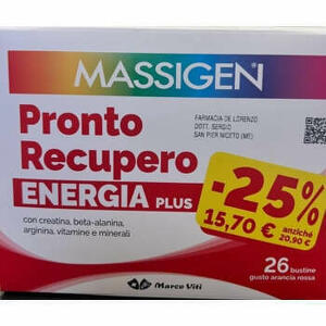 Massigen - Pronto recupero plus 26 bustine promo