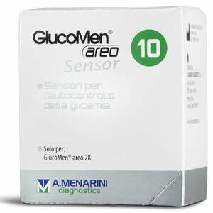 Glucomen - Areo - Strisce areo sensor per analisi del glucosio 10 pezzi