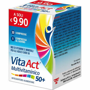 F&f - Vita act multivitaminico 50+ 30 compresse