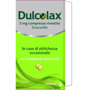 Dulco - 5 mg compresse rivestite 20 compresse rivestite in blister pvc-pvdc/al