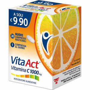 F&f - Vita act vitamina c 1000mg 30 compresse masticabili