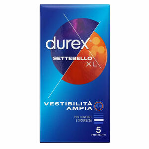 Durex - Profilattico  settebello xl 5 pezzi