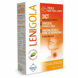 Lenigola - 20 perle softgel caps liquirizia