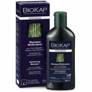 Biokap - Shampoo rinforzante anticaduta con tricofoltil nuova formula 200 ml