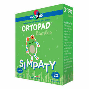 Master aid - Cerotto oculare ortopad cotton simpaty occlusore per terapie ortottiche regular 5,7x8,2 cm 20 pezzi