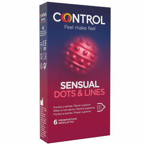 Control - Sensual dots&lines 6 pezzi