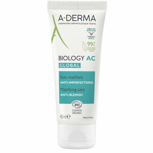 A-derma - Biology - Aderma biology ac global trattamento opacizzante anti imperfezioni 40 ml