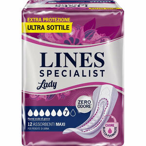 Lines - Specialist - Assorbenti per incontinenza specialist lady 12 pezzi