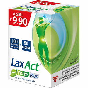 F&f - Lax act forte plus 100 compresse