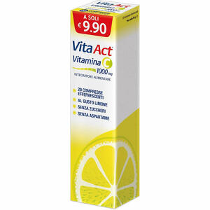 F&f - Vita act vitamina c 1000mg 20 compresse effervescenti limone