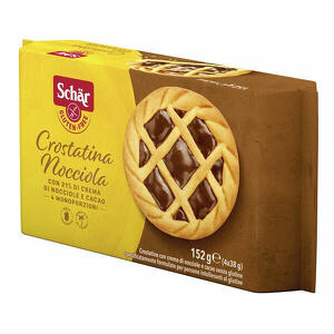 Schar - Crostatina nocciola 4 monoporzioni da 38 g