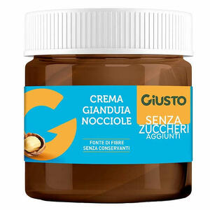 Giusto - Senza zucchero - Senza zucchero crema gianduia nocciole 200 g