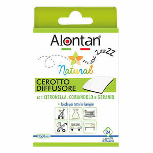 Alontan - Natural cerotto antizanzara adesivo 21 pezzi