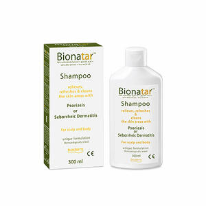 Logofarma - Bionatar shampoo indicato in presenza di sintomi di psoriasi o dermatite seborroica 300 ml ce