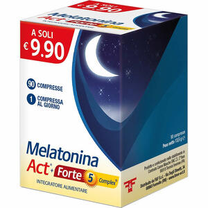 F&f - Melatonina act+forte 5 complex 90 compresse