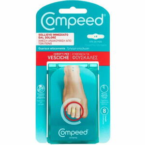 Compeed - Cerotti per vesciche dita piedi 8 pezzi carton