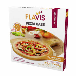 Flavis - Pizza base 2 fondi pizza aproteici da 150 g