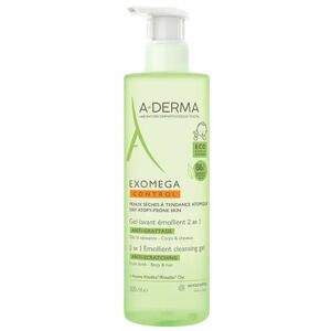 A-derma - Exomega - Exomega control gel lavant 2in1 500 ml