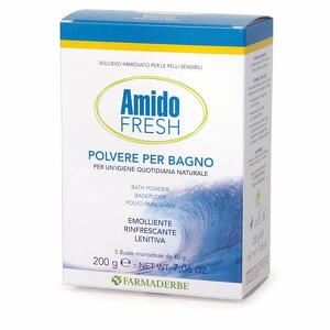 Farmaderbe - Amido fresh polvere bagno 5 bustine