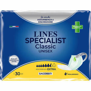 Lines - Pannolone  specialist classic sagomato extra 30 pezzi