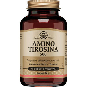 Solgar - Amino tirosina 500 50 capsule vegetali