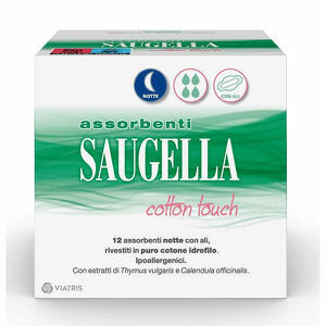 Saugella - Assorbenti - Cotton touch assorbenti notte 12 pezzi taglio prezzo