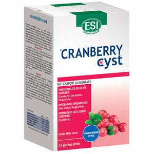 Cranberry cyst - Esi pocket drink 16 bustine