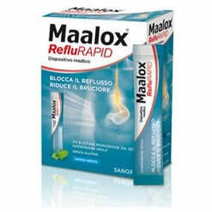 Maalox - Reflurapid - Sospensione orale reflurapid 20 bustine monodose da 10 ml