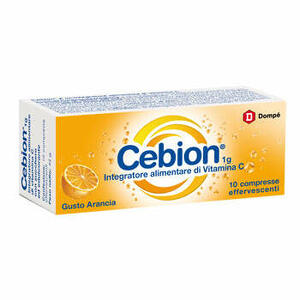 Cebion - Effervescente vitamina c - Effervescenti vitamina c arancia 10 compresse