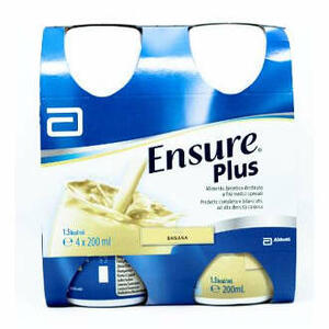 Ensure - Plus - Plus banana 4 bottiglie da 200 ml